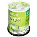 マクセル｜Maxell データ用DVD-R ホワイト DR47PWE.100SP 100枚 /4.7GB /インクジェットプリンター対応 DR47PWE.100SP