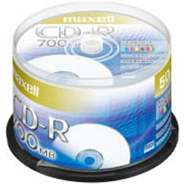 マクセル　Maxell 1〜48倍速対応 データ用CD-Rメディア （700MB・50枚）　CDR700S.PNW.50SP