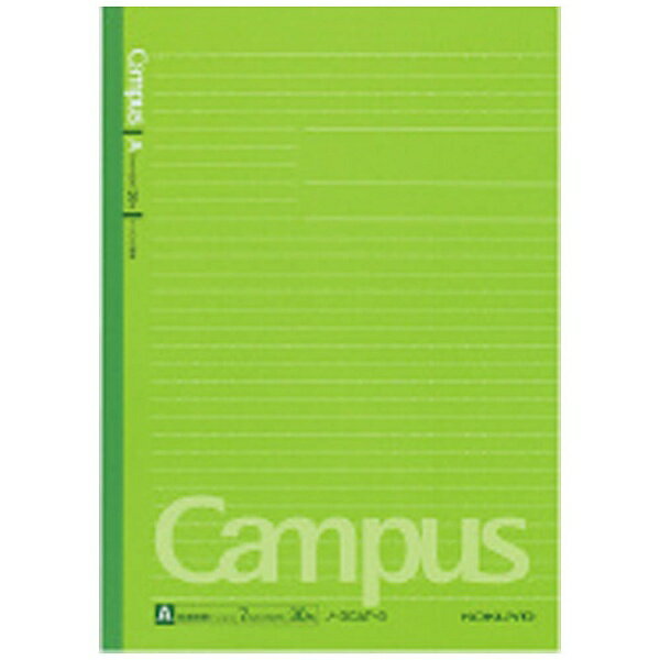 KOKUYO｜コクヨ Campus(キャンパス) ノート(カラー表紙) 緑 3CAT-G セミB5 B5 /7mm(A罫) /ドット入り罫線