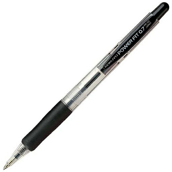 KOKUYO｜コクヨ パワーフィット 再生樹脂ボールペン 黒(インク色：黒) PR-100D [0.7mm]