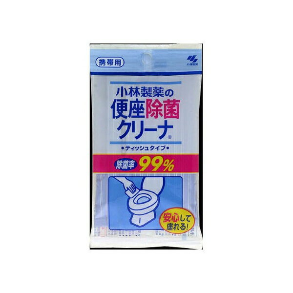 小林製薬｜Kobayashi 便座除菌クリーナーティッシュタイプ　10枚〔トイレ用洗剤〕【rb_pcp】