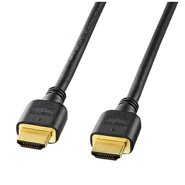 サンワサプライ｜SANWA SUPPLY HDMIケーブル ブラック KM-HD20-10H [1m /HDMI⇔HDMI /イーサネット対応]