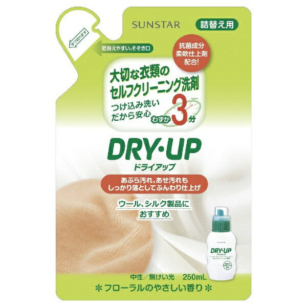 サンスター｜SUNSTAR DRY・UP（ドライアップ） つめかえ用（250ml）〔衣類洗剤〕のサムネイル