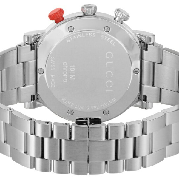 GUCCI｜グッチ Gクロノ [G-Chrono] 2年保証 ブラック YA101361 [並行輸入品] 【代金引換配送不可】