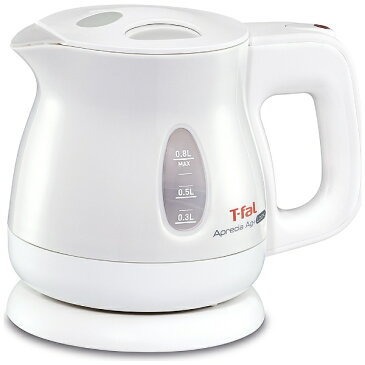 T-fal　ティファール KO4301JP 電気ケトル ApreciaAG+Lock（アプレシア エージー・プラス ロック） パールホワイト [0.8L][ティファールケトル 一人暮らし 新生活 家電]