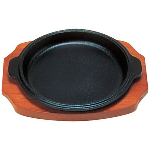 三和精機製作所 《IH対応》 ステーキ皿 渕付丸型 B 19cm ＜PSV17019＞[PSV17019]