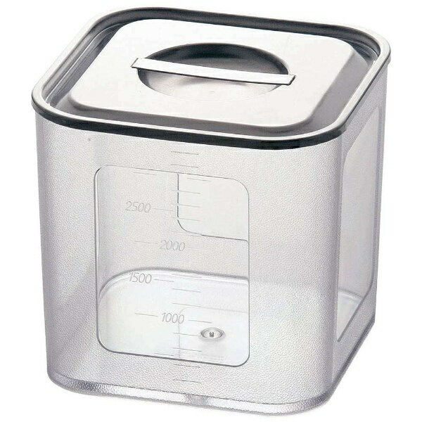 三宝産業｜SAMPO SANGYO ポリカーボネイト 深型角キッチンポット 16.5cm ＜AKK09016＞[AKK09016]