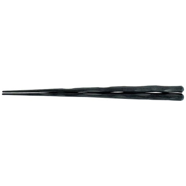福井クラフト｜Fukui Craft PBT六角一刀彫箸 （10膳入）黒 22.5cm 90030740 ＜RHSE001＞[RHSE001]
