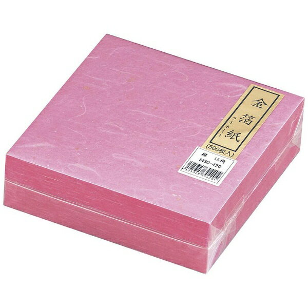 マイン｜MIN 金箔紙ラミネート 桃 （500枚入） M30-420 ＜QKV22420＞[QKV22420]