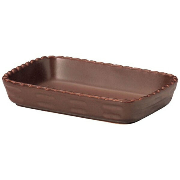 ミヤザキ食器 カンパーニャ 長角ベーカー ブラウン 15cm CP0815(BR) <RCA0301> ミヤザキ食器 カンパーニャ 長角ベーカー ブラウン 15cm CP0815(BR) <RCA0301>