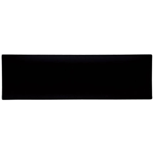 ミヤザキ食器｜MIYAZAKI スパッツィオ レクタンギュラー プレート ロング 黒 ＜RSP5101＞[RSP5101]