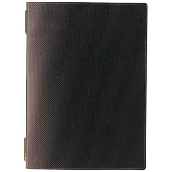 えいむ｜Aim えいむ カーボンタッチ メニューブック GB-111 ブラウン ＜PEI5202＞[PEI5202]