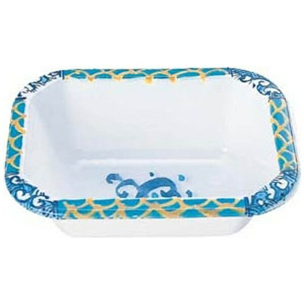 アヅミ産業｜Azumi-sangyo プラカップ青海波 長角型 TZ-4（500枚入） ＜XAZ1801＞[XAZ1801]