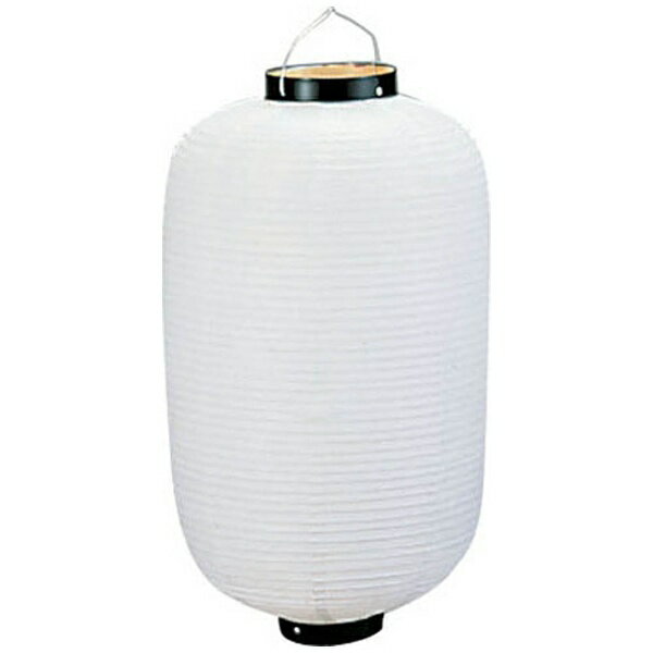 カドキ ビニール提灯 長型9号 白ベタ ＜YTY0191M＞[YTY0191M]