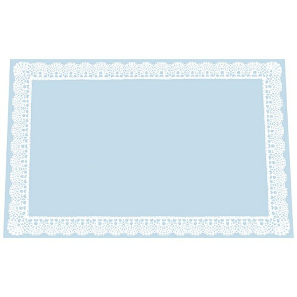 アーテック｜Artec 無蛍光和紙テーブルマットレースB ブルー TE-L12（100枚入）L ＜QMTE002＞[QMTE002]