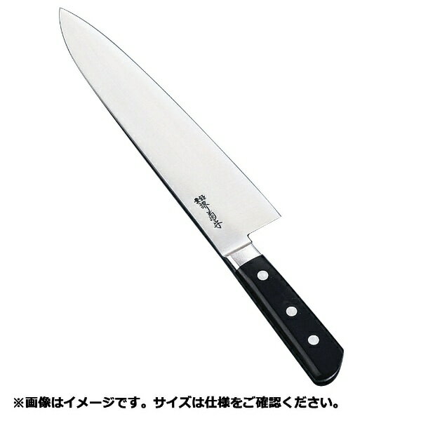河村刃物｜KAWAMURA HAMONO 堺 菊守 日本鋼 洋出刃(口金付) 24cm ＜AKK5803＞[AKK5803]