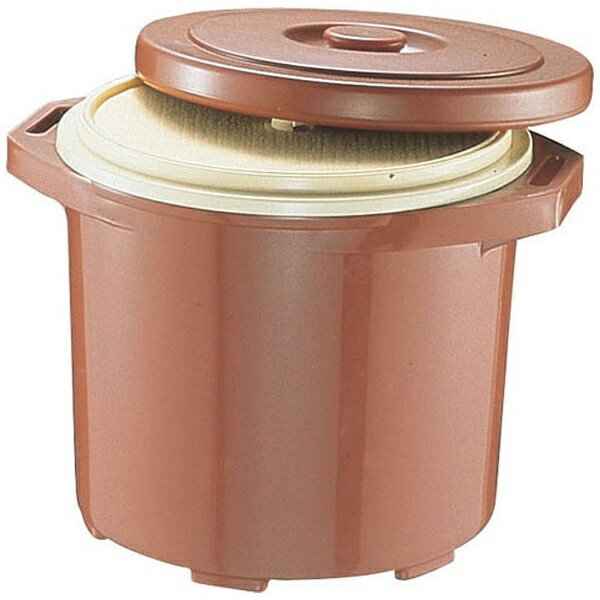 台和のプラスチック保温食缶（みそ汁用）です。ダークブラウンの色合いで、サイズは小です。ポリプロピレン製で、-20℃から120℃まで耐熱温度に対応しています。洗浄機にも対応しているので、お手入れも簡単です。保温能力は5時間約80℃、10時間約...