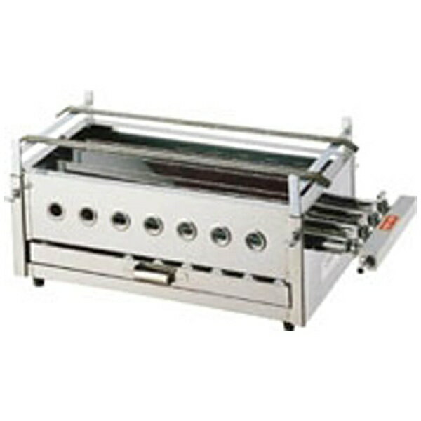 ■串焼用の調理器です。■この製品はLPガス用になります。ガス種をご確認の上、お求めください。【使用上の御注意】※必ず点火・消火を確認してください。※閉めきった部屋で使用されるときには、窓を開けたり換気扇を廻したりして換気にご注意ください。※...