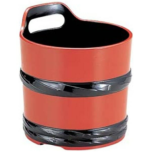 若泉漆器｜Wakaizumi Shikki 桶ワインクーラー 朱帯黒 1-827-9 ＜PWII901＞[PWII901]