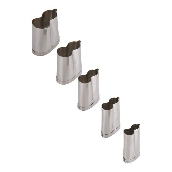 遠藤商事｜Endo Shoji SA18-8手造り業務用抜型(5ヶ組) ひょうたん ＜BNK09017＞[BNK09017](3.0)