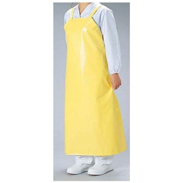 スギヤマ ケータリング 前掛(共地ヒモ) L イエロー ＜SME6908＞[SME6908]