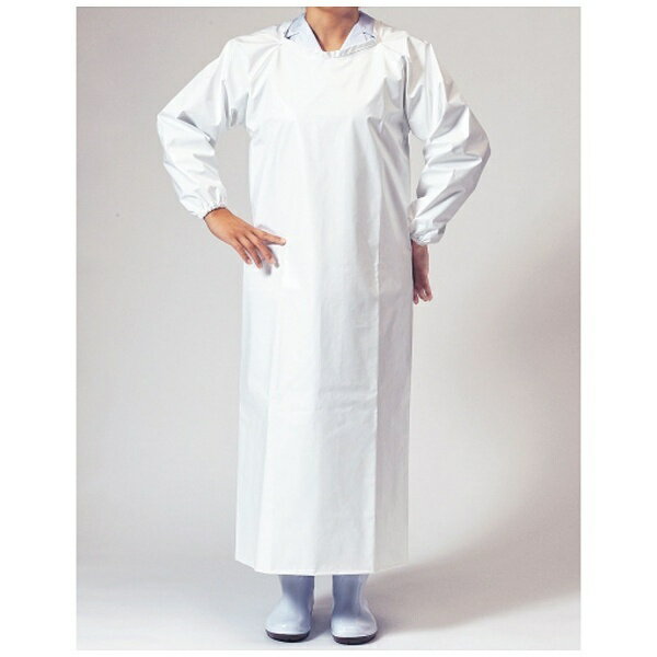 協和商事｜KYOWA TRADING ウレタン カッポーエプロン K-300 M ホワイト ＜SEPC106＞[SEPC106]