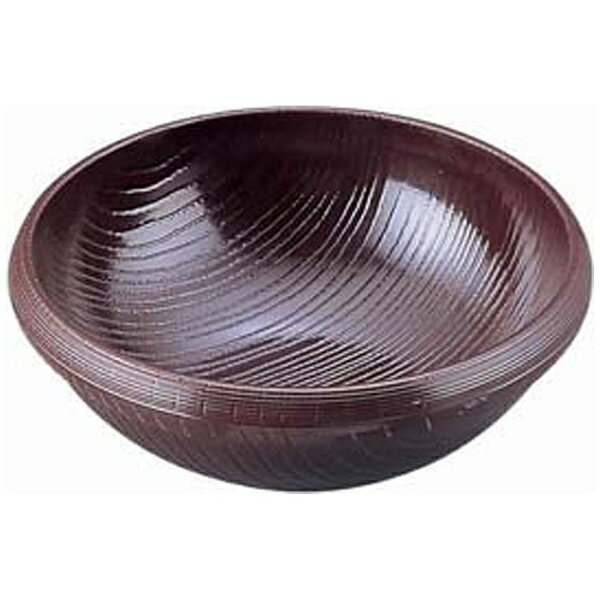 遠藤商事｜Endo Shoji メラミン木目サラダボール コゲ茶 756M-L 中 ＜RSLF301＞[RSLF301]