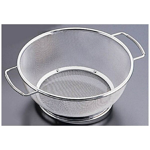 ミネックスメタル｜MINEX 18-8ミネックスざる B型 (バネ取手付) 24cm ＜AMN05024＞[AMN05024]