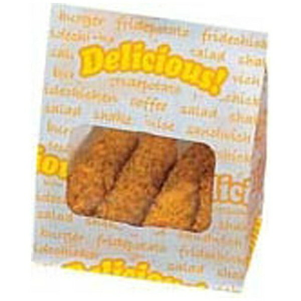 ■惣菜（唐揚げ・コロッケ等）、揚げパン等に適してします。■口を閉じたまま中が見える紙袋ですので、ディスプレイ効果が抜群です。■耐油・耐水紙を使用しているため、油もの等に対応できます。■食材の油、タレ等の液体量が多い場合は、事前に確認をして ...