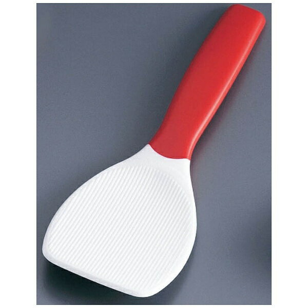 花井化成｜hanaikasei 抗菌 魔法のおしゃもじさん(溝付)19cm レッド ＜BSY5402＞[BSY5402]