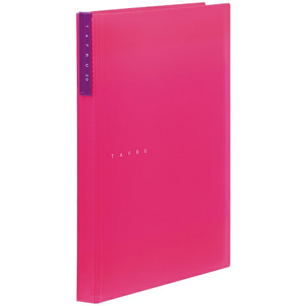 キングジム｜KING JIM [ファイル] クリアーファイル タフル(透明) A4タテ型 20ポケット ピンク 8152Tヒン