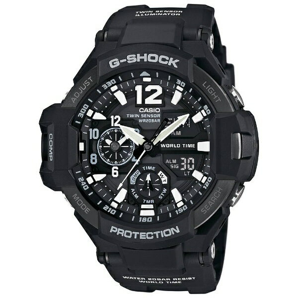 カシオ　CASIO G-SHOCK（G-ショック） 「Master of G GRAVITYMASTER（マスターオブG グラビティマスター） GA-1100-1AJF[GA11001AJF]【point_rb】