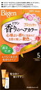 ホーユー｜hoyu Bigen（ビゲン） 香りのヘアカラー 乳液 5 ブラウン 1剤40g+2剤60ml〔カラーリング剤〕