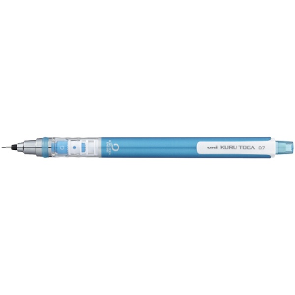 三菱鉛筆｜MITSUBISHI PENCIL クルトガ スタンダードモデル シャープペンシル(シャーペン） ブルー M74501P.33 0.7mm