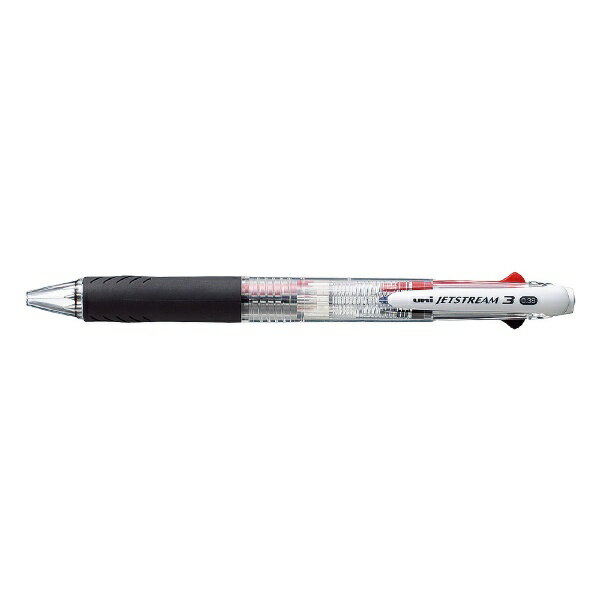 三菱鉛筆｜MITSUBISHI PENCIL JETSTREAM(ジェットストリーム) 3色ボールペン 透明 SXE340038.T [0.38mm]
