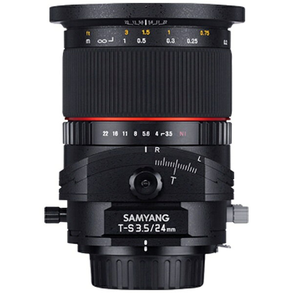 SAMYANG｜サムヤン カメラレンズ T-S 24mm F3.5 ED AS UMC TILT-SHIFT フルサイズ対応 ブラック [ペンタックスK /単焦点レンズ][TS24MMF35ペンタックス]
