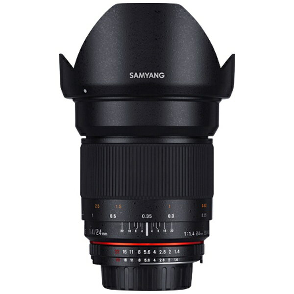 SONY - SAMYANG｜サムヤン カメラレンズ 24mm F1.4 ED AS IF UMC フルサイズ対応 ブラック [ソニーA(α) /単焦点レンズ][24MMF14MMソニーアルファ]