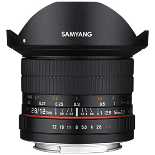 SAMYANG｜サムヤン カメラレンズ 12mm F2.8 ED AS NCS Fisheye フルサイズ対応 ブラック キヤノンEF /単焦点レンズ 12MMF28キヤノンFISHEYE