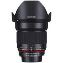 SAMYANG｜サムヤン カメラレンズ 16mm F2.0 ED AS UMC CS AE APS-C用 ブラック [ニコンF /単焦点レンズ][16MMF20CSニコンAE]