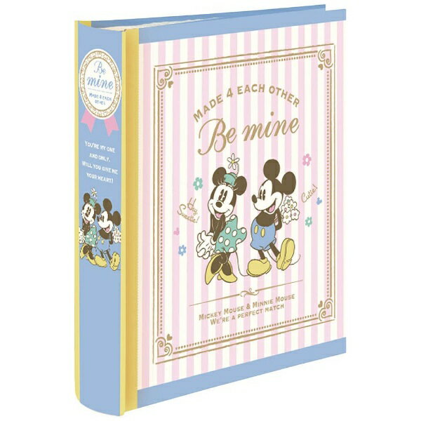ナカバヤシ｜Nakabayashi ミッキー＆ミニー 背丸ブック式アルバムL判2段160枚収納（ミッキー＆ミニー）アBPL16011のサムネイル