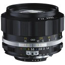 フォクトレンダー｜Voigtlander カメラレンズ 58mm F1.4 SL IIS CPU付きニコンAi-sマウント NOKTON（ノクトン） ブラックリム ニコンF /単焦点レンズ NOKTON58F14SLIISブラッ