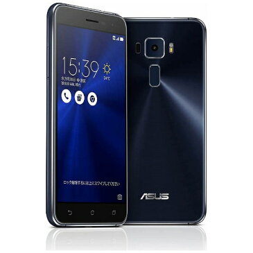 【送料無料】 ASUS　エイスース ZenFone3　Series　サファイアブラック　「ZE520KL-BK32S3」　Snapdragon 625 5.2型・メモリ/ストレージ：3GB/32GB　microSIM×1、nano×1 ドコモ/au/ソフトバック/YmobileSIM対応　SIMフリースマートフォン【s-sale】