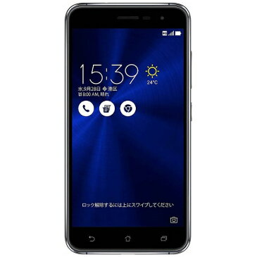 【送料無料】 ASUS　エイスース ZenFone3　Series　サファイアブラック　「ZE520KL-BK32S3」　Snapdragon 625 5.2型・メモリ/ストレージ：3GB/32GB　microSIM×1、nano×1 ドコモ/au/ソフトバック/YmobileSIM対応　SIMフリースマートフォン【s-sale】