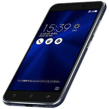 【送料無料】 ASUS　エイスース ZenFone3　Series　サファイアブラック　「ZE520KL-BK32S3」　Snapdragon 625 5.2型・メモリ/ストレージ：3GB/32GB　microSIM×1、nano×1 ドコモ/au/ソフトバック/YmobileSIM対応　SIMフリースマートフォン【s-sale】