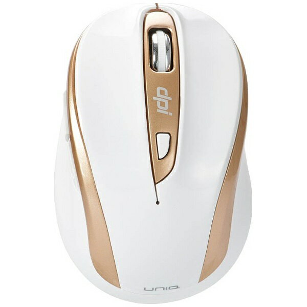 UNIQ｜ユニーク IM612GWH マウス The Silent Mouse ホワイト [光学式 /無線(ワイヤレス) /6ボタン /USB][IM612GWH]