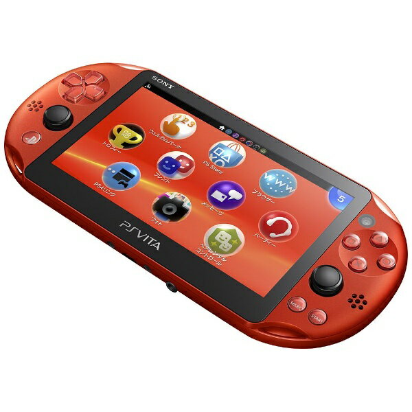 ソニーインタラクティブエンタテインメント｜Sony　Interactive　Entertainmen PlayStation Vita (プレイステーション・ヴィータ） Wi-Fiモデル PCH-2000 メタリック・レッド [ゲーム機本体][PSVITAWIFIモデルメタリック・]