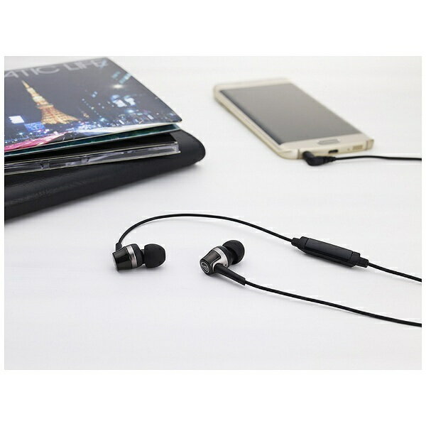 オーディオテクニカ｜audio-technica イヤホン カナル型 ATH-CKR30IS BK ブラック ...