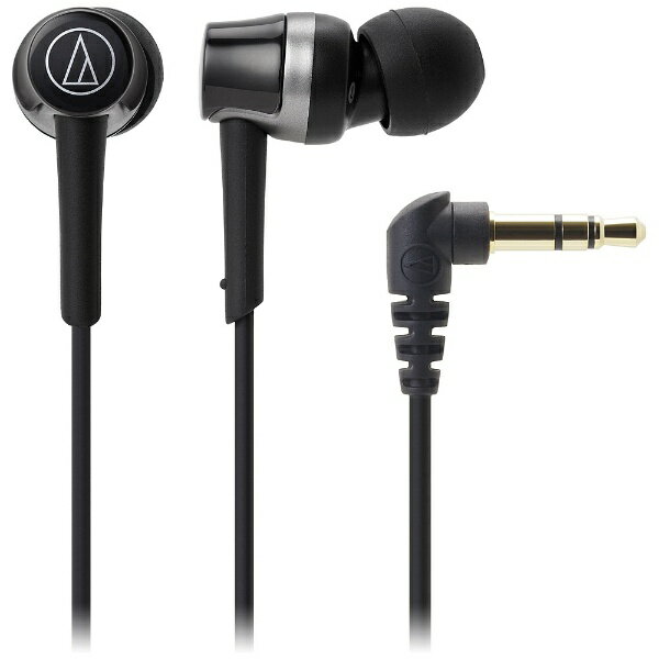 audio-technica イヤホン オーディオテクニカ｜audio-technica イヤホン カナル型 ATH-CKR30 BK ブラック [φ3.5mm ミニプラグ][ATHCKR30BK]