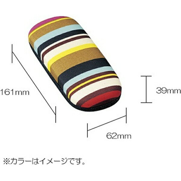 名古屋眼鏡｜Nagoya Gankyo メタルハード メガネケース 2465-04 ストライプブルー