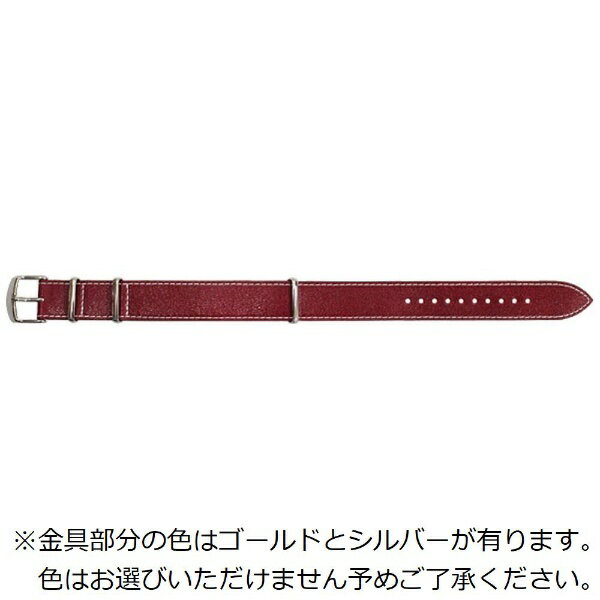 Watch Band, Belt - バンビ｜BAMBI NATOタイプ　レザー20ミリ BCA035E1S ワイン